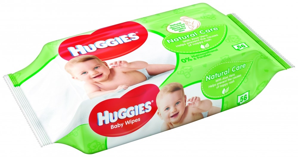 Huggies Natural Care popsitörlő